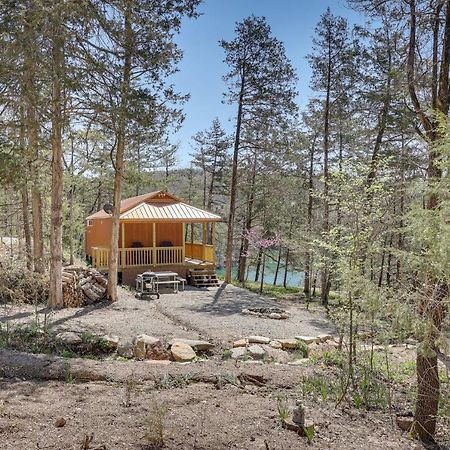 Cliffside Eureka Springs Cabin With Beaver Lake View Exterior photo